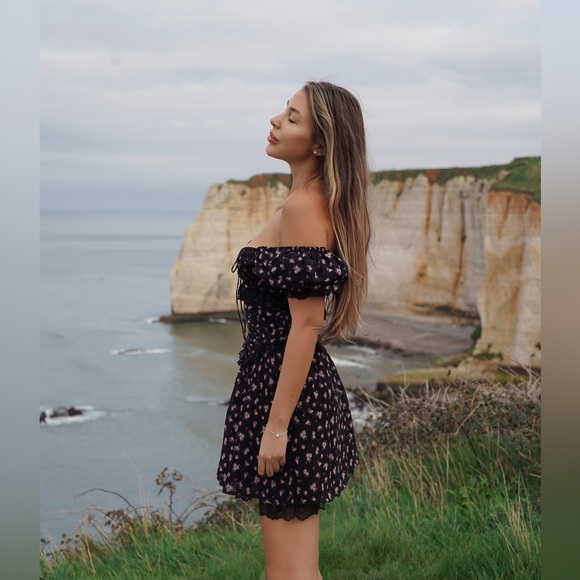 For Love & Lemons Noa Mini Dress Size Small NWT - Picture 9 of 15